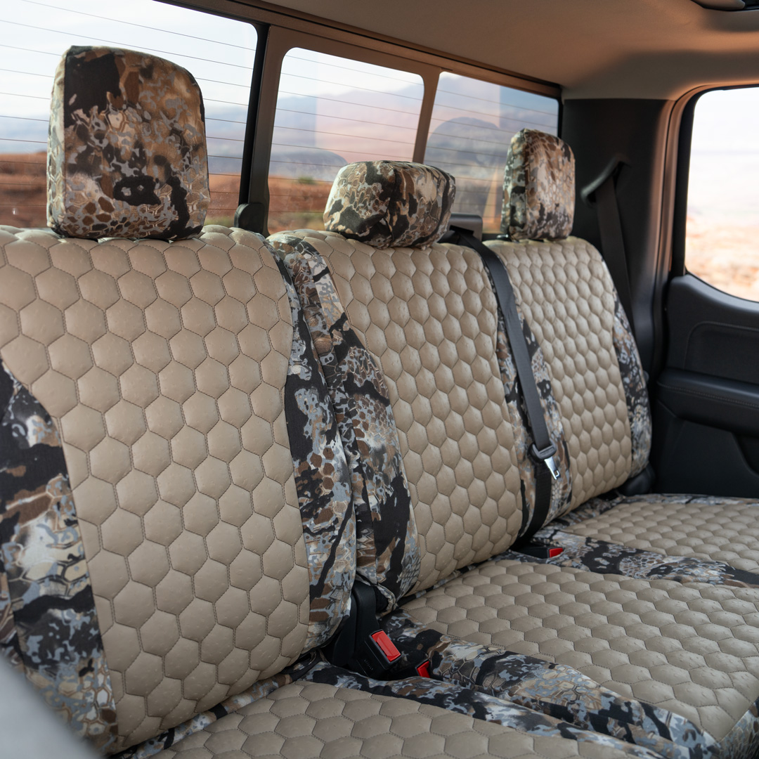hex quilted custom seat covers