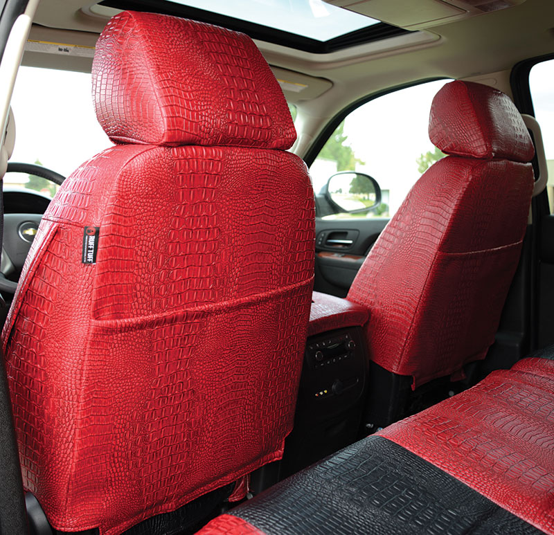 rear pockets in custom seat covers