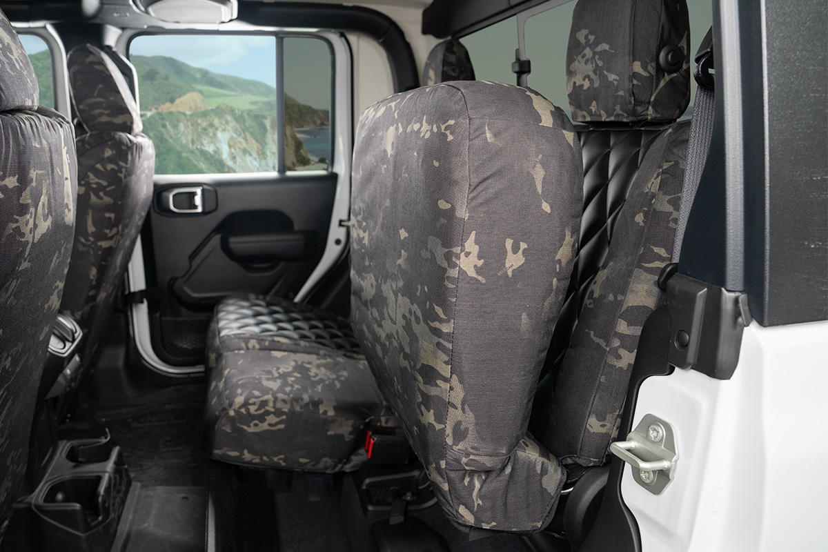 2023 Jeep Gladiator (open backs shown covered)