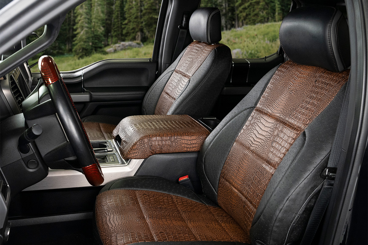 2020 Ford F-150 (headrests not covered)