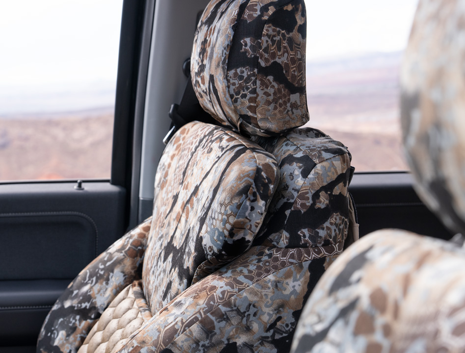 Max Recline in custom seat covers on 2024 Ford F-350